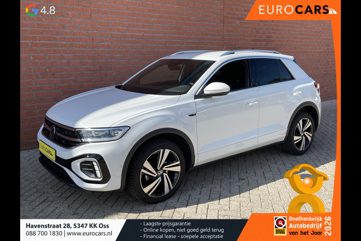 Volkswagen T-Roc 1.5 TSI 150pk DSG R-Line Navigatie Apple Carplay/Android Auto Parkeersensoren Camera Adaptive Cruise Control Elektrische achterklep Stoel- en stuurverwarming Climate Control Ledverlichting Virtual Cockpit
