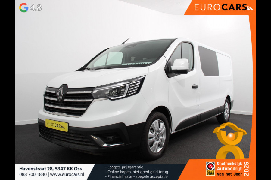 Renault Trafic 2.0 Blue dCi 150 EDC T30 L2H1 Advance Dubbele cabine Navigatie Airco Lichtmetalen velgen Betimmering Trekhaak Camera Parkeer sensoren Dab