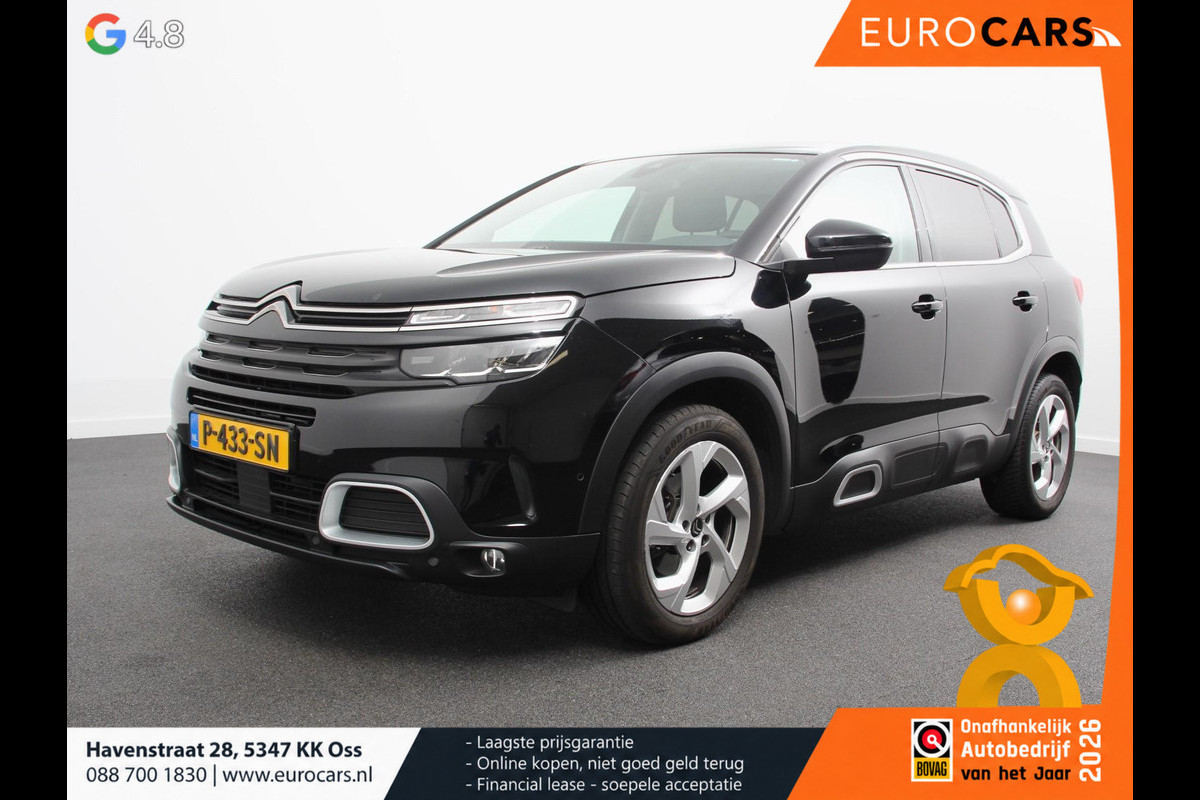 Citroën C5 Aircross 1.2 PureTech 130pk Automaat Business Climate Control Navigatie Cruise Parkeer sensoren V+A Camera Virtual cockpit Carplay LED 18" LM Velgen