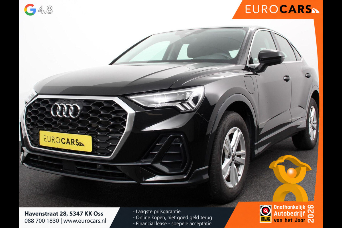 Audi Q3 Sportback 45 TFSI e 245pk PHEV S-tronic Attitude Navigatie Parkeersensoren Adaptive Cruise Control Stoelverwarming Ledverlichting Virtual Cockpit Climate Control