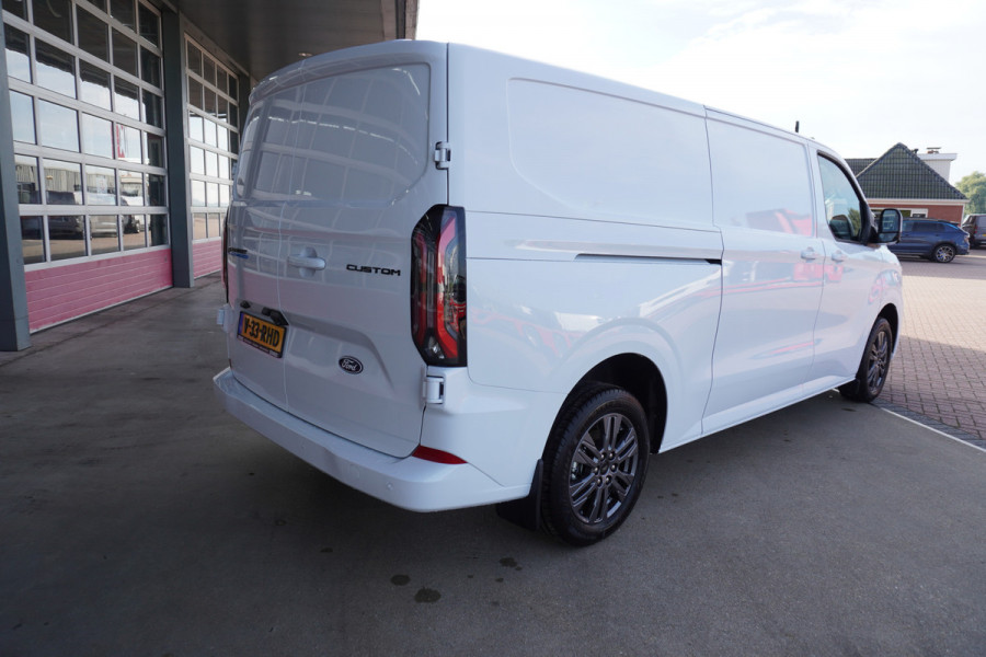Ford E-Transit Custom 340L L2H1 Limited 71 kWh/218PK Automaat Schuifdeur L+ R nr. V070 | Climate | Adap.Cruise | Navi | Leer | Camera |Pro Powerpack