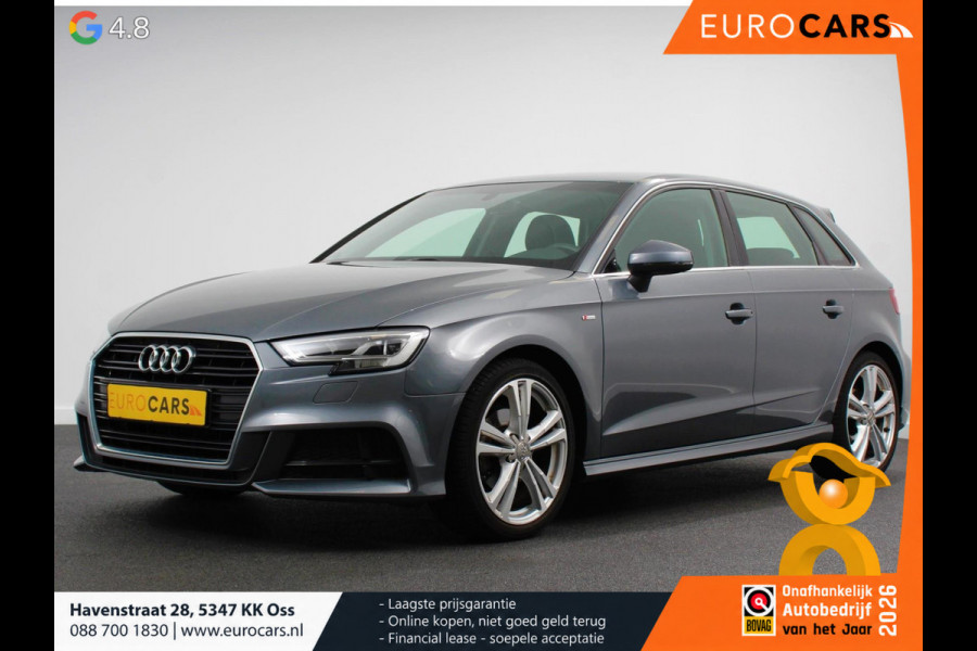 Audi A3 Sportback 35 TFSI 150pk Automaat S-Line Sport Climate Control Parkeer sensoren Full Led Stoelverwarming Lichtmetalen Velgen