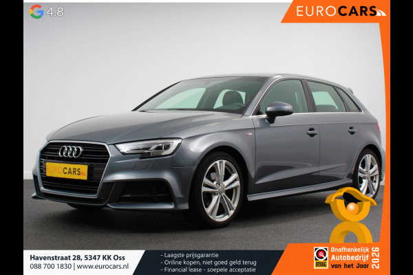 Audi A3 Sportback 35 TFSI 150pk Automaat S-Line Sport Climate Control Parkeer sensoren Full Led Stoelverwarming Lichtmetalen Velgen