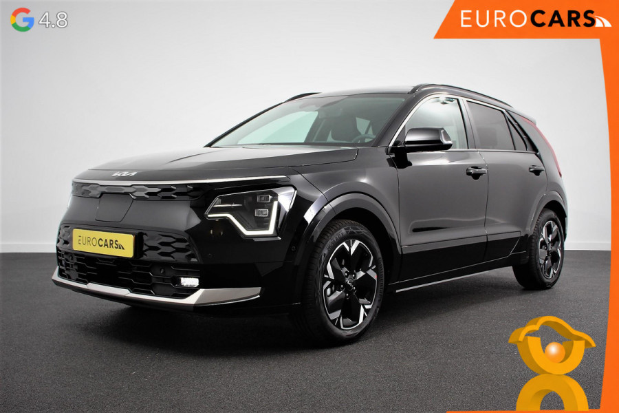 Kia Niro EV ExecutiveLine 64.8 kWh SOH 99% Navigatie Half Leder Schuif-kantel dak Elektrisch bedienbare achterklep DAB Led Camera