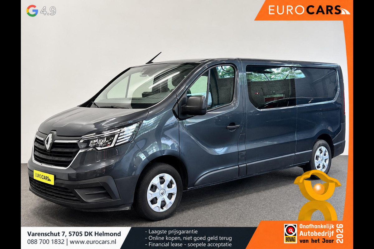 Renault Trafic 2.0 dCi 130 T30 L2H1 Comfort Dubbele Cabine Keyless Entry Trekhaak Camera LED Koplampen Navigatie Cruise Control Parkeersensoren rondom