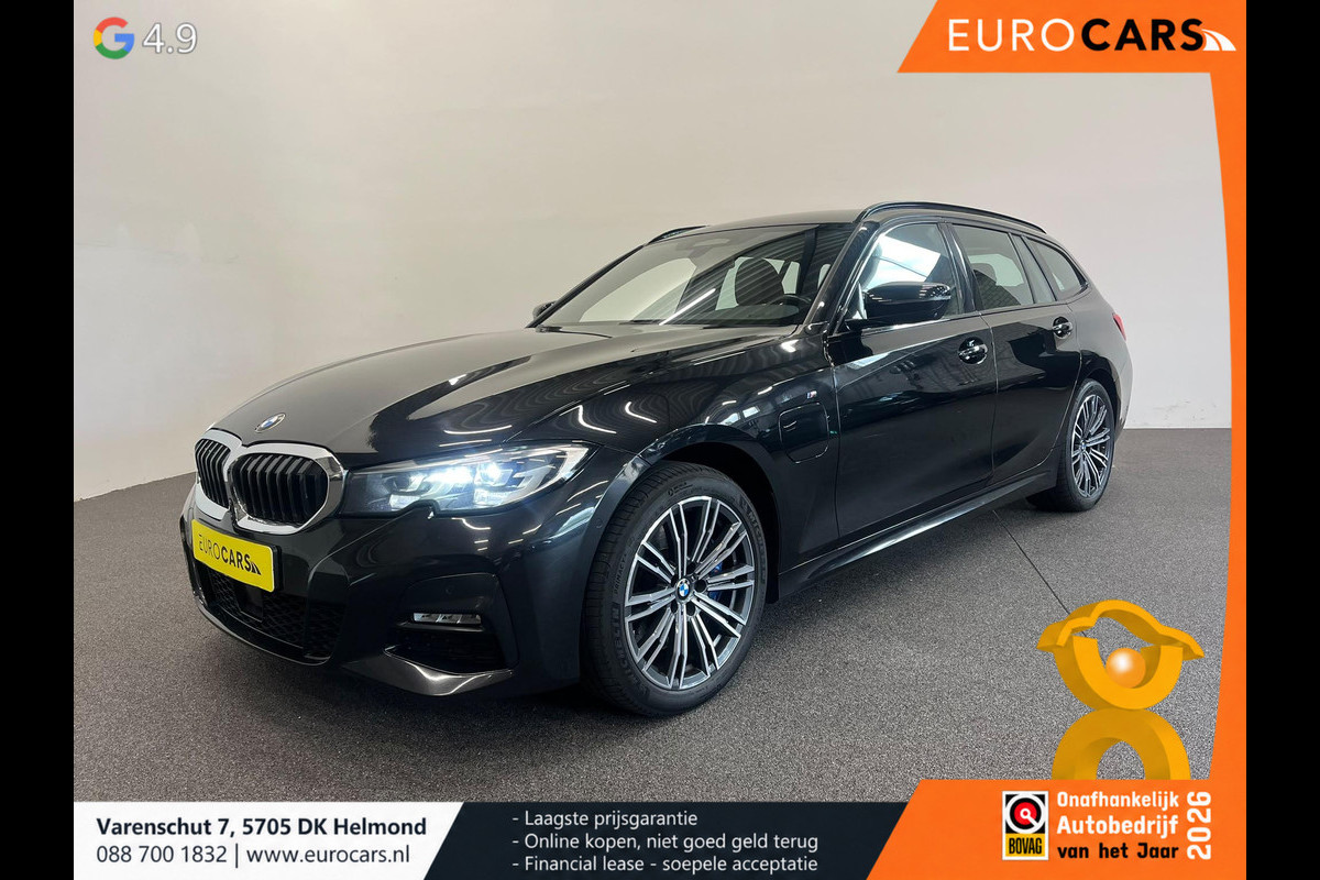BMW 3 Serie Touring 330e High Executive M-Sport SoH 87% Surround View Camera Adaptieve Cruise Control M Sportremsysteem Parkeersensoren Stuur + stoel verwarming Navigatie Led Keyless Apple Carplay/ Android Auto
