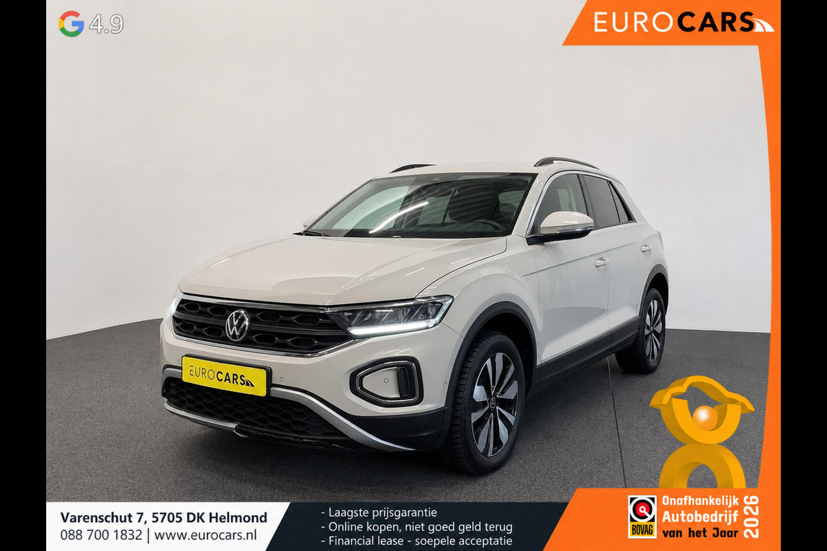 Volkswagen T-Roc 1.0 TSI 85 kW Move Discover Media Navi Digital Cockpit App-Connect DAB Climatronic Stoelverwarming Privacy Glass Park Assist Lane Assist Front Assist 17 inch LM Velgen Ascot Gray