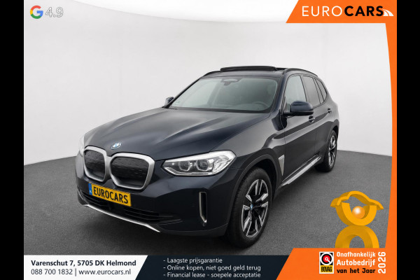 BMW iX3 High Executive Edition 80 kWh SOH 98,6% Panoramadak Trekhaak Navigatie Apple CarPlay Android Auto Camera Parkeerhulp Adaptive Cruise Control Stoelverwarming Full Led Leder Climate Control Lichtmetalen velgen