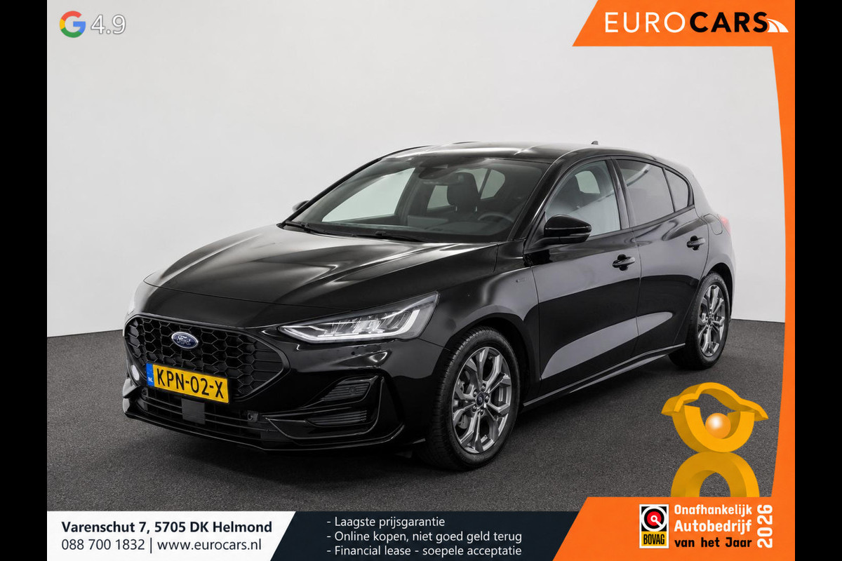 Ford Focus 1.0 EcoBoost Hybrid 155pk Automaat ST Line Navigatie Cruise Control Parkeer sensoren Lichtmetalen Velgen Extra Getint Glas