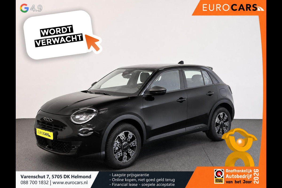 Fiat 600 1.2 Hybrid Icon Wireless CarPlay Stoelverwarming Cruise Control PDC+Camera achter Full  LED Virtual Cockpit