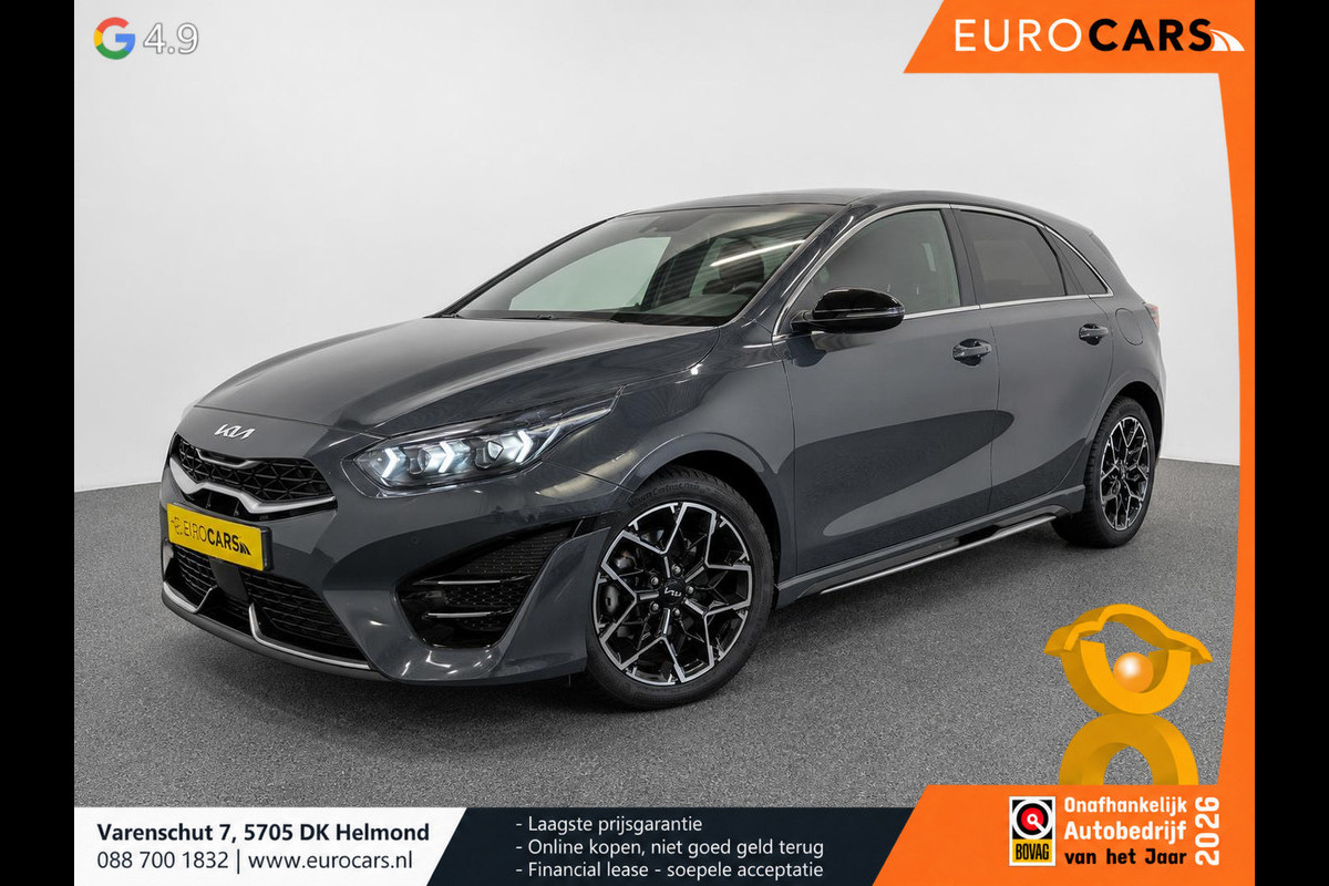 Kia Ceed 1.0 T-GDi GT-Line Panoramadak Navigatie Apple Carplay Android Auto Camera Parkeerhulp achter Adaptive Cruise Control Stoel- en stuurverwarming Stoelventilatie Dodehoekassistent Climate Control Lichtmetalen velgen
