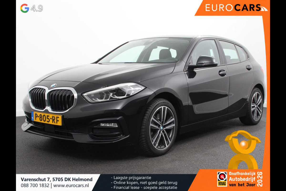 BMW 1 Serie 118i Automaat Sport Line Navigatie Cruise Control Apple Carplay Android Auto Parkeersensoren Virtual Cockpit LED Verlichting Sfeerverlichting Getinte Ramen Climate Control