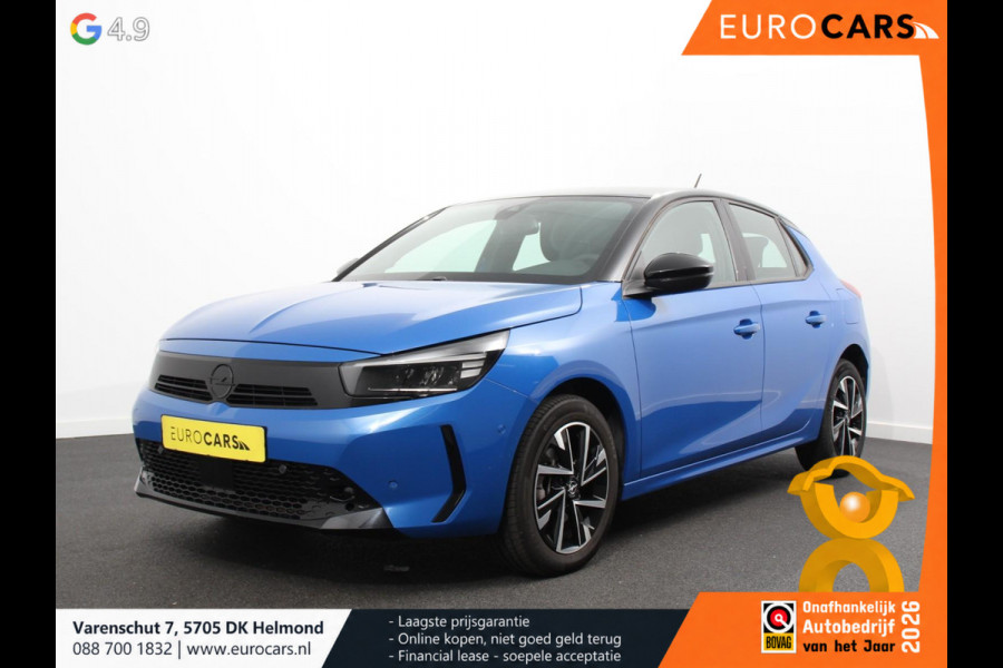 Opel Corsa 1.2 Turbo Hybrid 100pk Automaat GS Navigatie Apple Carplay/Android Auto Airco Camera Cruise Control Led Lichtmetalen velgen Camera
