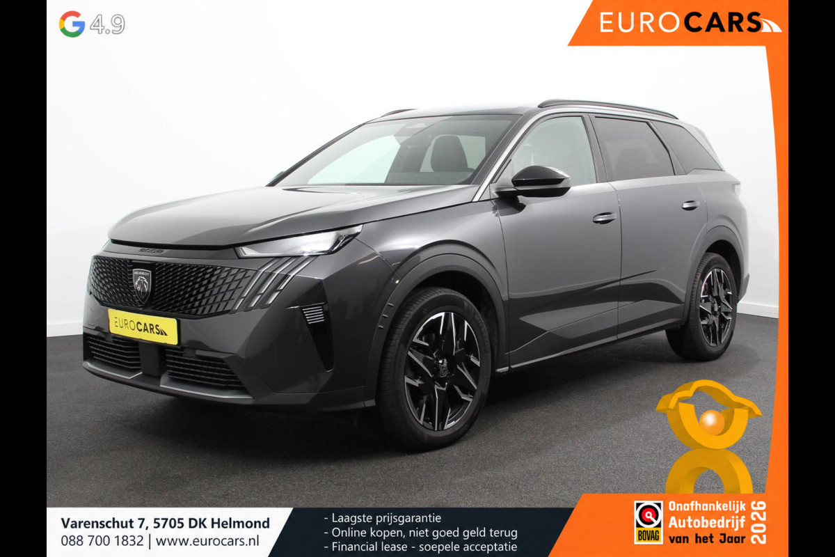 Peugeot 5008 1.2 Hybrid 145pk Automaat Allure 7p Navigatie Apple Carplay Android Auto Camera Climate control Dab Led Keyless start Lichtmetalen Velgen Parkeer sensoren