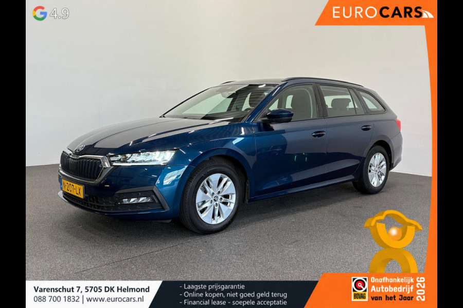 Škoda Octavia Combi 1.0 e-TSI Business Edition Navigatie Apple Carplay/Android Auto Parkeersensoren Adaptive Cruise Control Virtual Cockpit Full Led Climate Control Lichtmetalen velgen