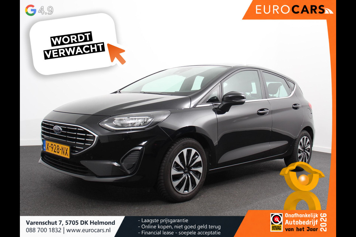 Ford Fiesta 1.0 125pk Titanium Navigatie Climate control Led Parkeer sensoren Lichtmetalen velgen Cruise Control Stoelverwarming Bluetooth
