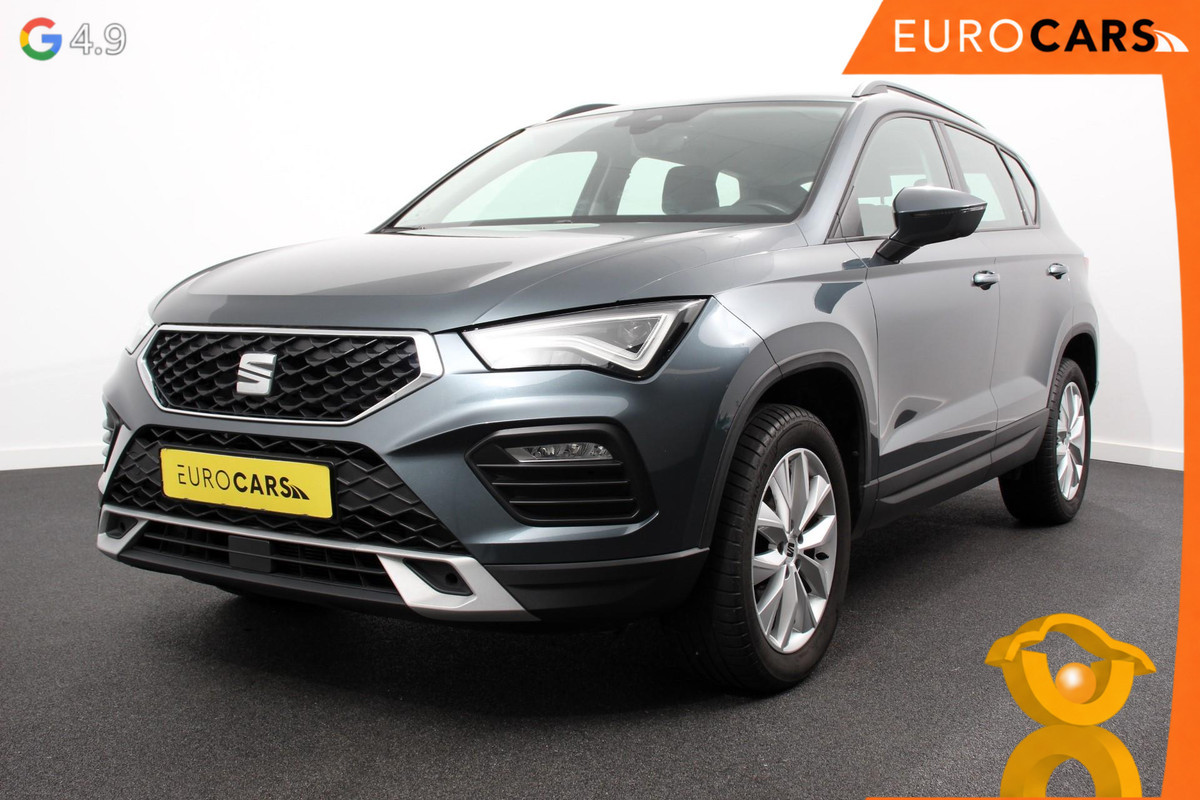 Seat Ateca 1.5 TSI 150pk DSG Style Navigatie Apple Carplay Android Auto Adaptive Cruise Control Parkeersensor achter Camera Stoel-en stuurverwarming Virtual Cockpit Climate Control Ledverlichting voor