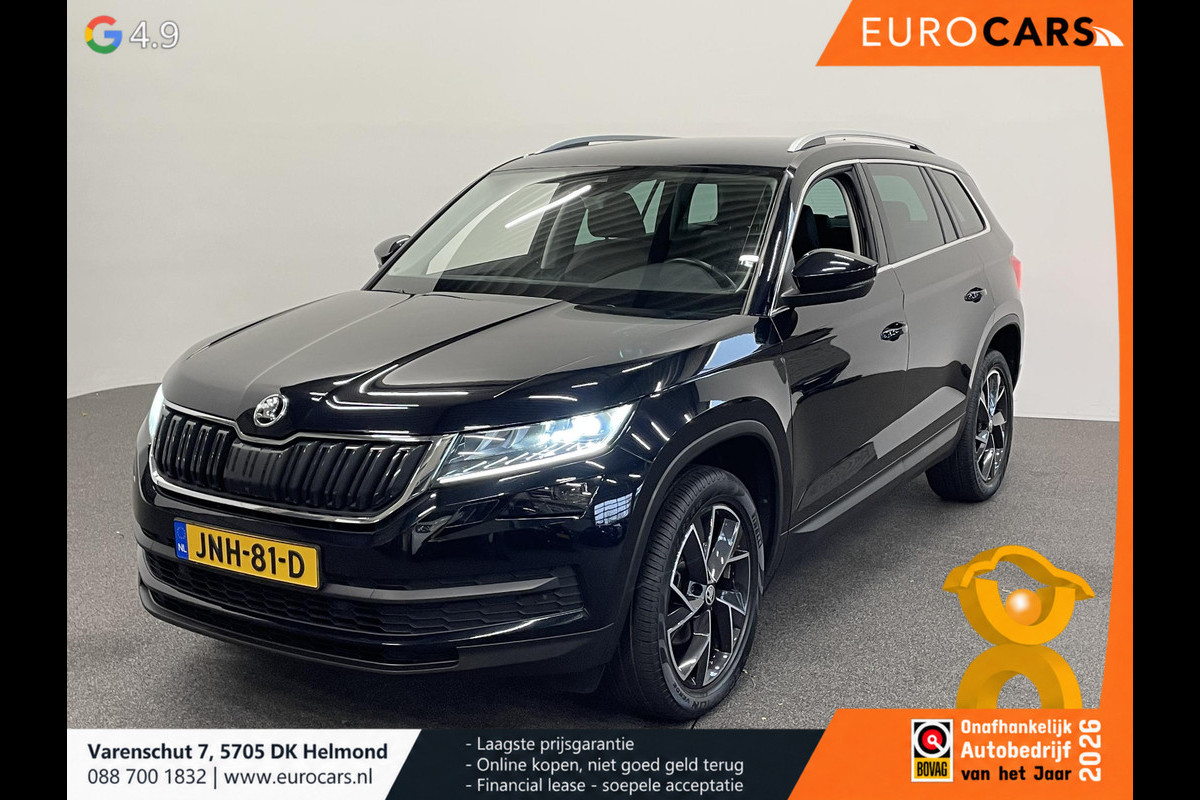 Škoda Kodiaq 1.5 TSI Sportline Business Airco ECC Navi Carplay 19" LM Velgen Leder PDC VA+ 360 Camera Stoelverwarming voor & achter