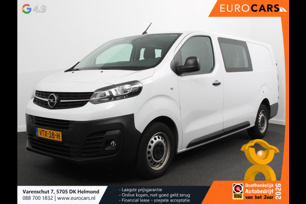 Opel Vivaro 2.0 CDTI Automaat 145 pk L3H1 Dubbele Cabine 6 Persoons Edition Trekhaak Navigatie Apple Carplay Android Auto Airco Bluetooth Betimmering Cruise Control