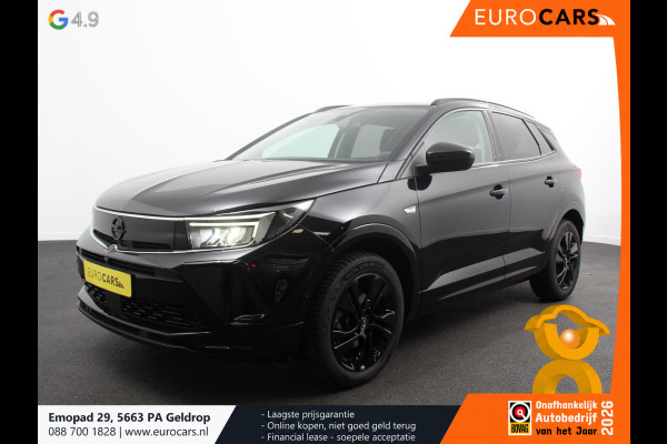 Opel Grandland 1.2 Turbo GS Automaat Navigatie Apple Carplay/Android Auto Camera Parkeersensoren Adaptive Cruise Control Dodehoekdetectie Stoel-en stuurverwarming Climate Control Lichtmetalen velgen