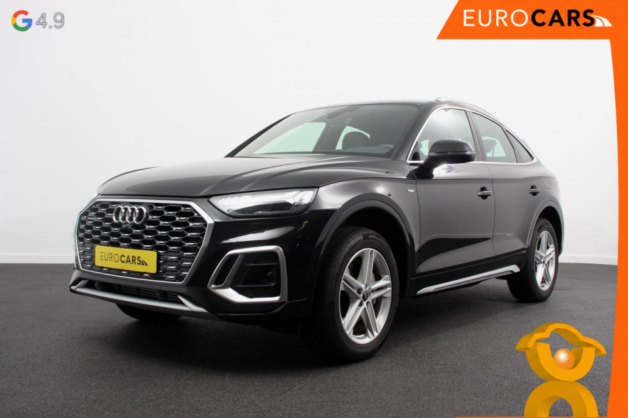Audi Q5 Sportback 50 TFSI e S Edition S-Tronic Plug in Hybrid Navigatie Climate Control Camera Adaptive Cruise Control Elektrische Achterklep Led Matrix Stoelverwarming