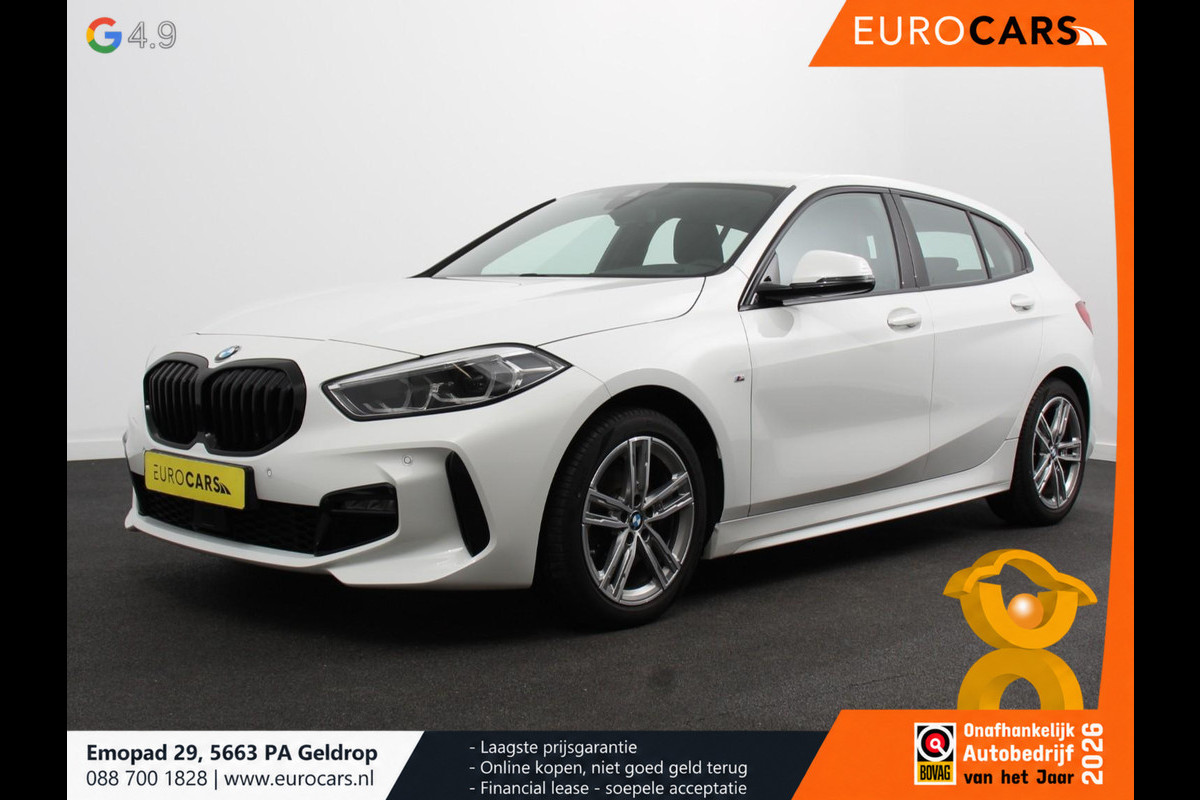 BMW 1-serie 118i M-Sport Automaat Digitale Cockpit  Climate control  Stoel verwarming  LED  Sfeer verlichting  Lichtmetalen velgen  Navigatie  Apple carplay/ Android auto  Parkeersensoren