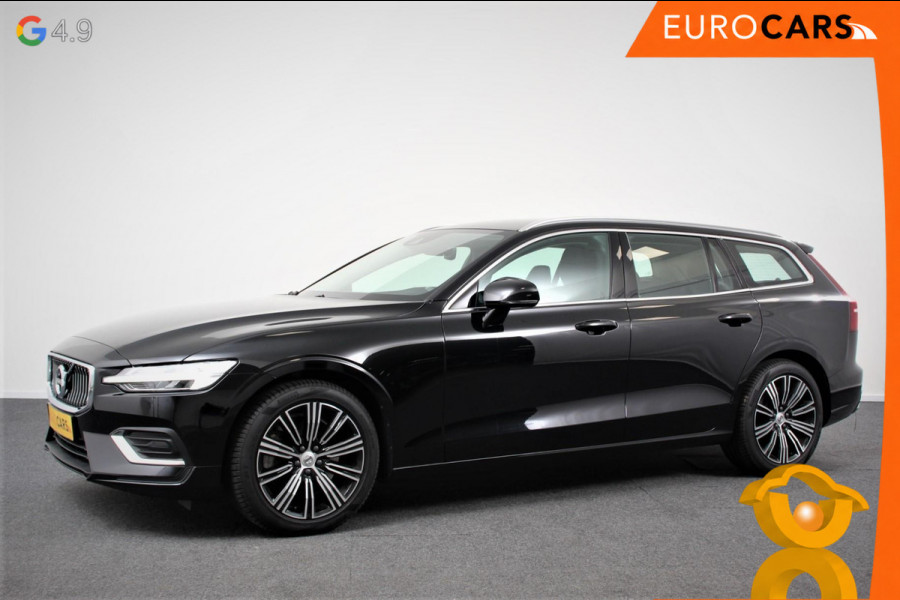 Volvo V60 2.0 T5 250pk Automaat Inscription Navigatie Apple Carplay/Android Auto Climate control Leder Parkeer sensoren Virtual Cockpit Lichtmetalen velgen 18"