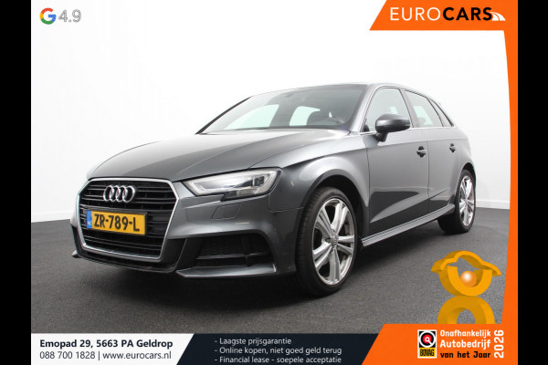 Audi A3 Sportback 1.5 TFSI CNG Automaat S-Line Navigatie Parkeersensoren achter Cruise Control Stoelverwarming 18"Lichtmetalen velgen Ledverlichting Climate Control
