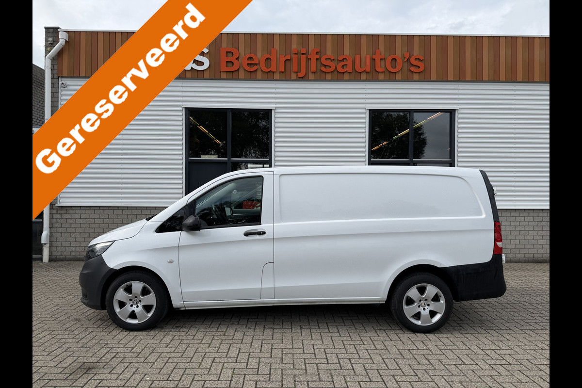 Mercedes-Benz Vito 119 CDI 190pk automaat Lang L2H1 / vaste prijs rijklaar € 19.650 ex btw / euro 6 / bpm vrij / leer / lease vanaf € 331 / airco / cruise / navigatie / trekhaak 2500 kg !