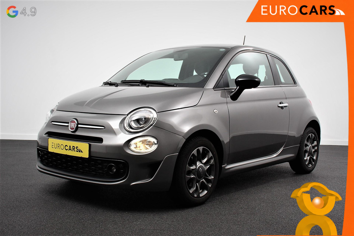 Fiat 500 1.0 Hybrid Sport Navigatie Half Lederen Bekleding Airco Dab Cruise Control Lichtmetalen Velgen Sportstoelen