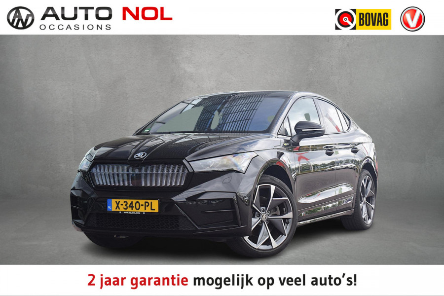 Škoda ENYAQ Coupé iV 80 RS | SOH: 95,1% | Pano | Memory | Alcantara | Matrix | Stuurverwarming