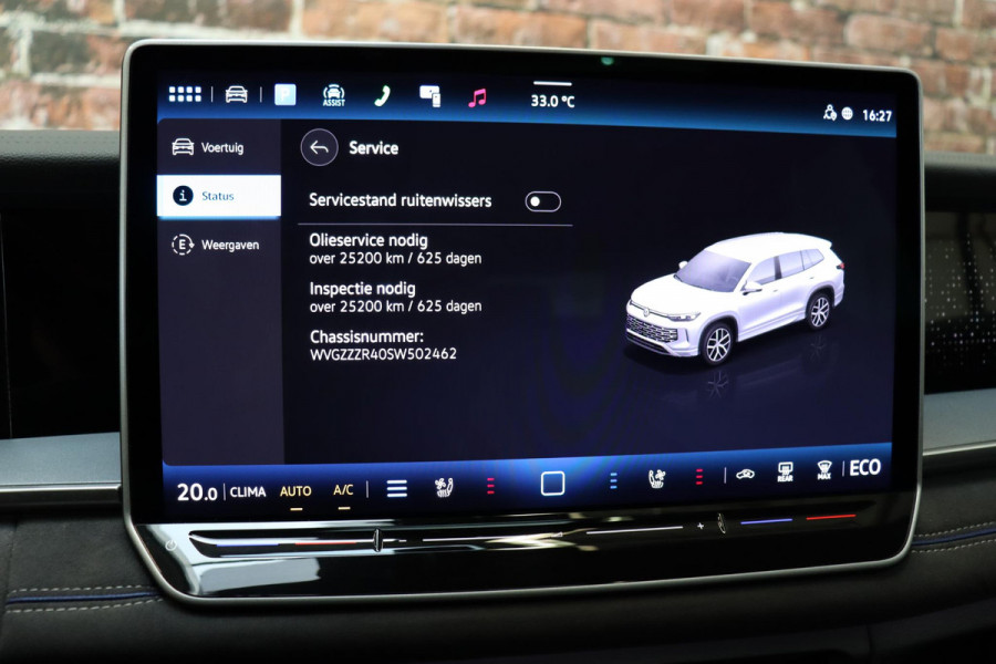 Volkswagen Tayron 1.5 eHybrid R-Line Edition / Panoramadak / Trekhaak / Harman Kardon / Adaptieve Cruise Control / Stoel- en stuurverwarming / Head-Up Display / Massagestoelen / LED / Rondomzicht Camera / 20 Inch / Sfeerverlichting / Keyless Entry