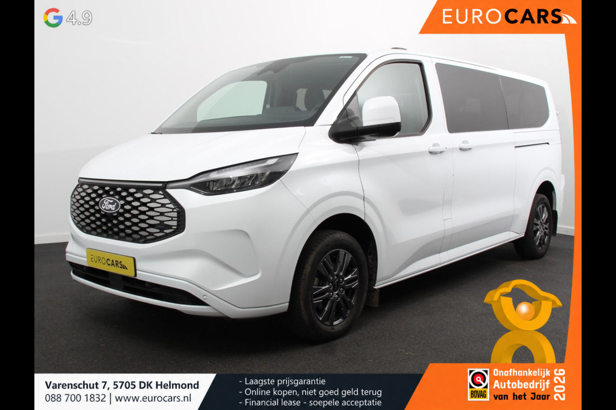 Ford E-Transit Custom 340 L2H1 Limited 65 kWh 8 persoons Automaat Cruise Control Airco Lichtmetalen Velgen