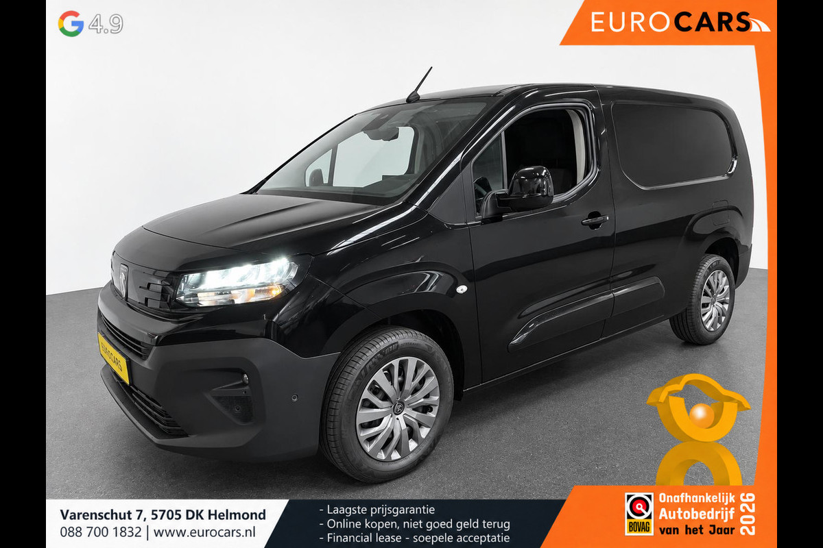 Peugeot Partner 1.5 BlueHDi 130PK Automaat L2 Navigatie Apple Carplay / Android Auto DAB trekhaak Cruise Control Airco Houten bekleding laadruimte