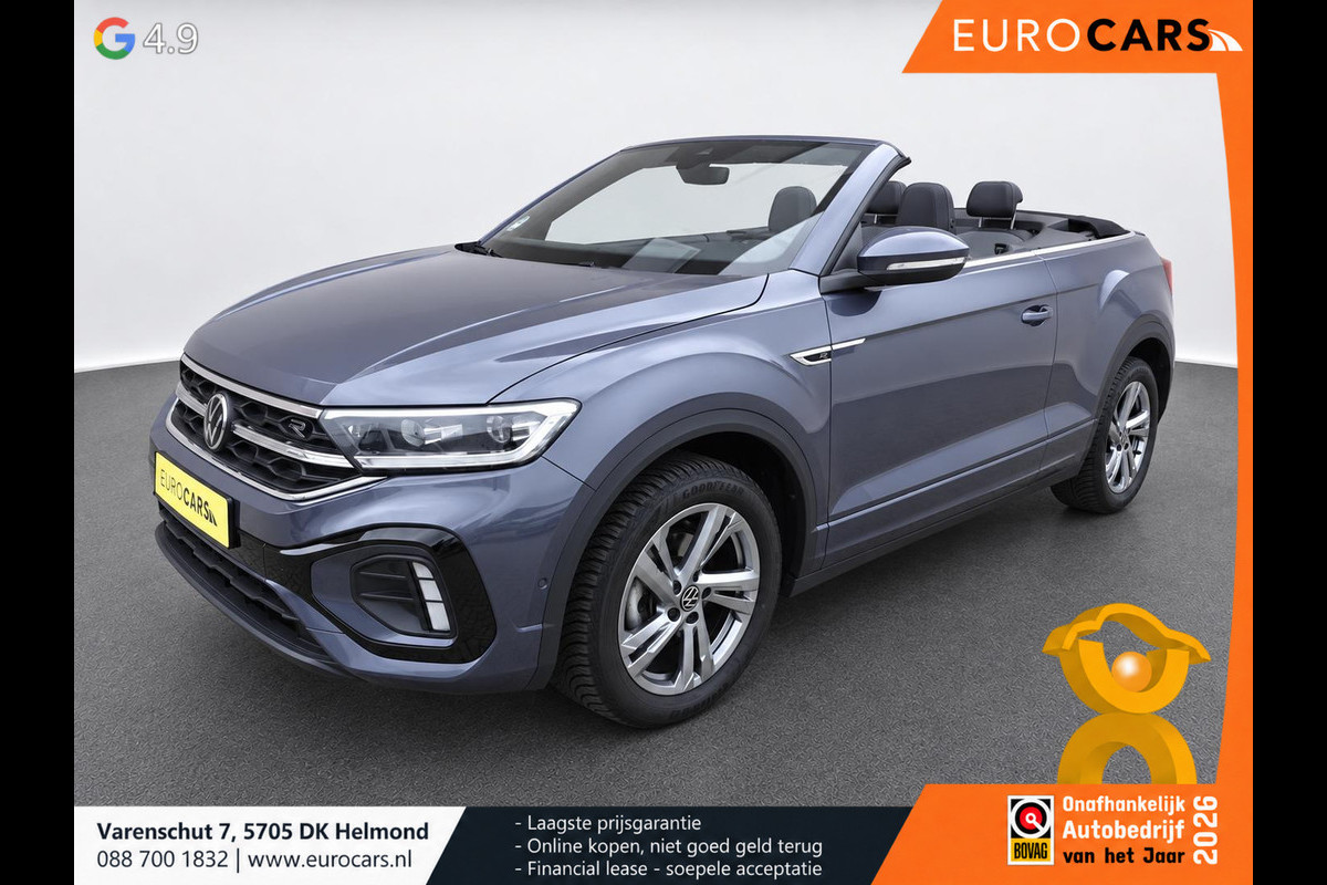 Volkswagen T-Roc Cabrio 1.5 TSI 150pk DSG R-Line Navigatie Apple Carplay / Android Auto Parkeersensoren Camera Adaptive Cruise Control Stoelverwarming Climate Control