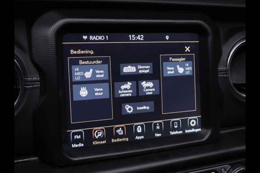 Jeep Wrangler Unlimited 4xe 380 Rubicon (APPLE CARPLAY,HARDTOP,NAVI,CAMERA,LEDER,STOELVERWAMING,ADAPTIEVE CRUISE,NETTESTAAT)