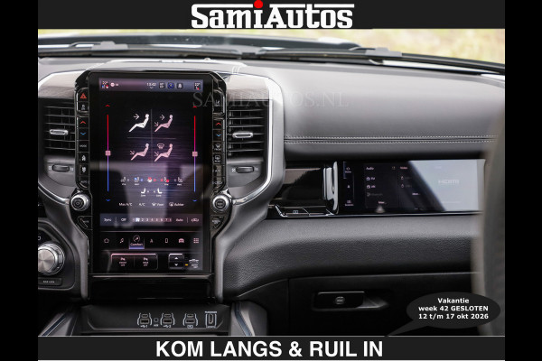 Dodge Ram BOM VOL | HUD | 420PK | LUCHTVERING | PANO | €79950,- excl | PASSAGIERSSCHERM | BOM EN BOM VOL | Comfortabele Dubbele Cabine met Royale 5 Zitplaatsen | DODGE RAM PREMIUM LARAMIE EDITION | Voorraad Nr 2230 - 8765 | De specialist in Amerikaanse pick‑ups in Nederland en Europa.