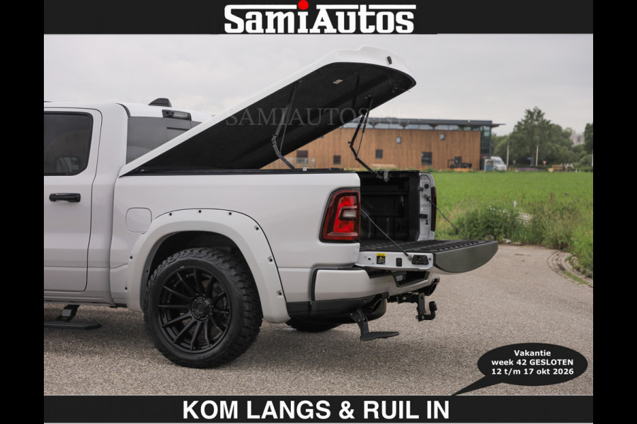 Dodge Ram BOM VOL | HUD | 420PK | LUCHTVERING | PANO | €79950,- excl | PASSAGIERSSCHERM | BOM EN BOM VOL | Comfortabele Dubbele Cabine met Royale 5 Zitplaatsen | DODGE RAM PREMIUM LARAMIE EDITION | Voorraad Nr 2230 - 8765 | De specialist in Amerikaanse pick‑ups in Nederland en Europa.