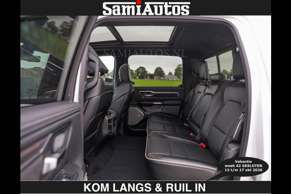 Dodge Ram BOM VOL | HUD | 420PK | LUCHTVERING | PANO | €79950,- excl | PASSAGIERSSCHERM | BOM EN BOM VOL | Comfortabele Dubbele Cabine met Royale 5 Zitplaatsen | DODGE RAM PREMIUM LARAMIE EDITION | Voorraad Nr 2230 - 8765 | De specialist in Amerikaanse pick‑ups in Nederland en Europa.