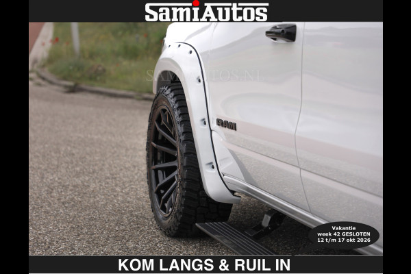 Dodge Ram BOM VOL | HUD | 420PK | LUCHTVERING | PANO | €79950,- excl | PASSAGIERSSCHERM | BOM EN BOM VOL | Comfortabele Dubbele Cabine met Royale 5 Zitplaatsen | DODGE RAM PREMIUM LARAMIE EDITION | Voorraad Nr 2230 - 8765 | De specialist in Amerikaanse pick‑ups in Nederland en Europa.