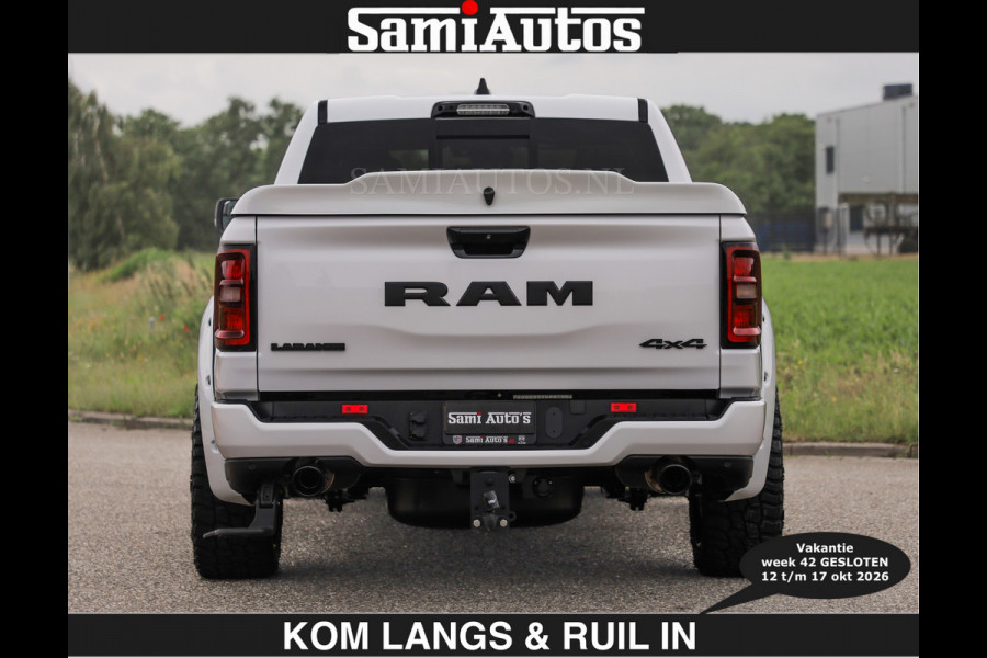 Dodge Ram BOM VOL | HUD | 420PK | LUCHTVERING | PANO | €79950,- excl | PASSAGIERSSCHERM | BOM EN BOM VOL | Comfortabele Dubbele Cabine met Royale 5 Zitplaatsen | DODGE RAM PREMIUM LARAMIE EDITION | Voorraad Nr 2230 - 8765 | De specialist in Amerikaanse pick‑ups in Nederland en Europa.