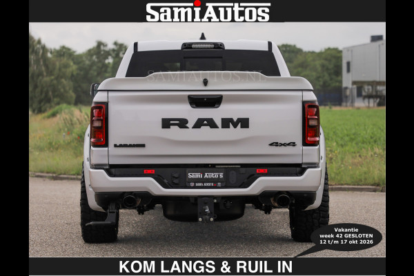 Dodge Ram BOM VOL | HUD | 420PK | LUCHTVERING | PANO | €79950,- excl | PASSAGIERSSCHERM | BOM EN BOM VOL | Comfortabele Dubbele Cabine met Royale 5 Zitplaatsen | DODGE RAM PREMIUM LARAMIE EDITION | Voorraad Nr 2230 - 8765 | De specialist in Amerikaanse pick‑ups in Nederland en Europa.
