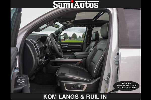 Dodge Ram BOM VOL | HUD | 420PK | LUCHTVERING | PANO | €79950,- excl | PASSAGIERSSCHERM | BOM EN BOM VOL | Comfortabele Dubbele Cabine met Royale 5 Zitplaatsen | DODGE RAM PREMIUM LARAMIE EDITION | Voorraad Nr 2230 - 8765 | De specialist in Amerikaanse pick‑ups in Nederland en Europa.