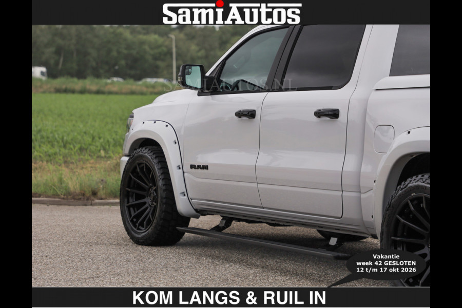 Dodge Ram BOM VOL | HUD | 420PK | LUCHTVERING | PANO | €79950,- excl | PASSAGIERSSCHERM | BOM EN BOM VOL | Comfortabele Dubbele Cabine met Royale 5 Zitplaatsen | DODGE RAM PREMIUM LARAMIE EDITION | Voorraad Nr 2230 - 8765 | De specialist in Amerikaanse pick‑ups in Nederland en Europa.