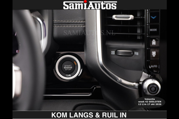 Dodge Ram BOM VOL | HUD | 420PK | LUCHTVERING | PANO | €79950,- excl | PASSAGIERSSCHERM | BOM EN BOM VOL | Comfortabele Dubbele Cabine met Royale 5 Zitplaatsen | DODGE RAM PREMIUM LARAMIE EDITION | Voorraad Nr 2230 - 8765 | De specialist in Amerikaanse pick‑ups in Nederland en Europa.
