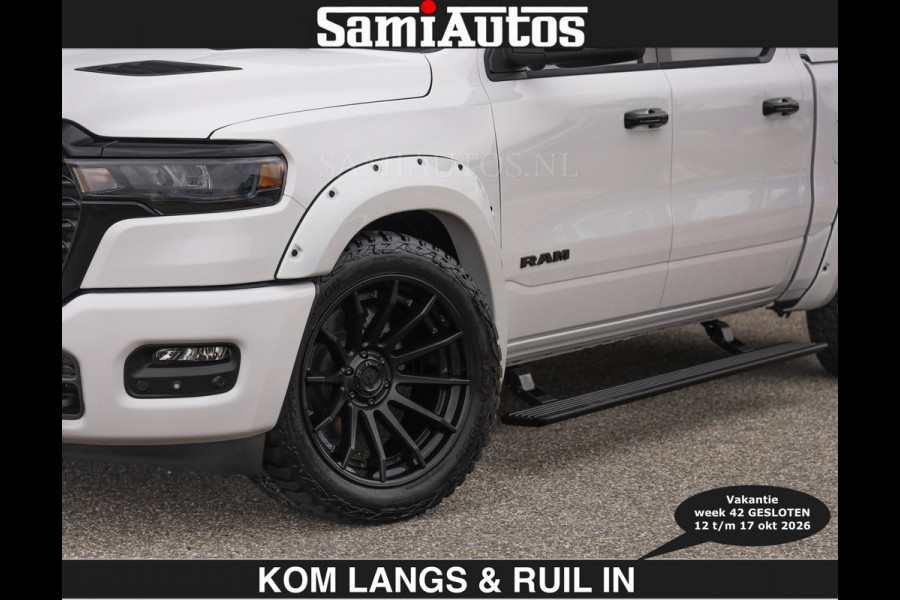 Dodge Ram BOM VOL | HUD | 420PK | LUCHTVERING | PANO | €79950,- excl | PASSAGIERSSCHERM | BOM EN BOM VOL | Comfortabele Dubbele Cabine met Royale 5 Zitplaatsen | DODGE RAM PREMIUM LARAMIE EDITION | Voorraad Nr 2230 - 8765 | De specialist in Amerikaanse pick‑ups in Nederland en Europa.