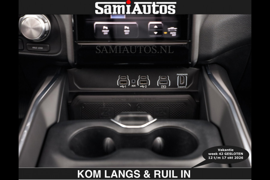 Dodge Ram BOM VOL | HUD | 420PK | LUCHTVERING | PANO | €79950,- excl | PASSAGIERSSCHERM | BOM EN BOM VOL | Comfortabele Dubbele Cabine met Royale 5 Zitplaatsen | DODGE RAM PREMIUM LARAMIE EDITION | Voorraad Nr 2230 - 8765 | De specialist in Amerikaanse pick‑ups in Nederland en Europa.