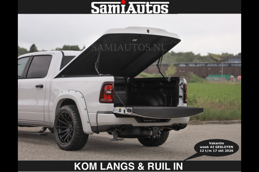 Dodge Ram BOM VOL | HUD | 420PK | LUCHTVERING | PANO | €79950,- excl | PASSAGIERSSCHERM | BOM EN BOM VOL | Comfortabele Dubbele Cabine met Royale 5 Zitplaatsen | DODGE RAM PREMIUM LARAMIE EDITION | Voorraad Nr 2230 - 8765 | De specialist in Amerikaanse pick‑ups in Nederland en Europa.
