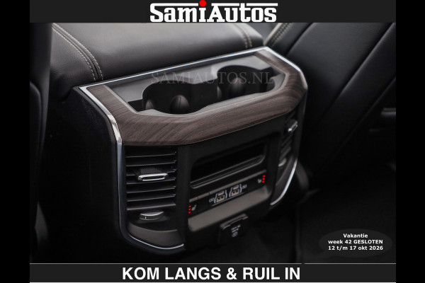 Dodge Ram BOM VOL | HUD | 420PK | LUCHTVERING | PANO | €79950,- excl | PASSAGIERSSCHERM | BOM EN BOM VOL | Comfortabele Dubbele Cabine met Royale 5 Zitplaatsen | DODGE RAM PREMIUM LARAMIE EDITION | Voorraad Nr 2230 - 8765 | De specialist in Amerikaanse pick‑ups in Nederland en Europa.
