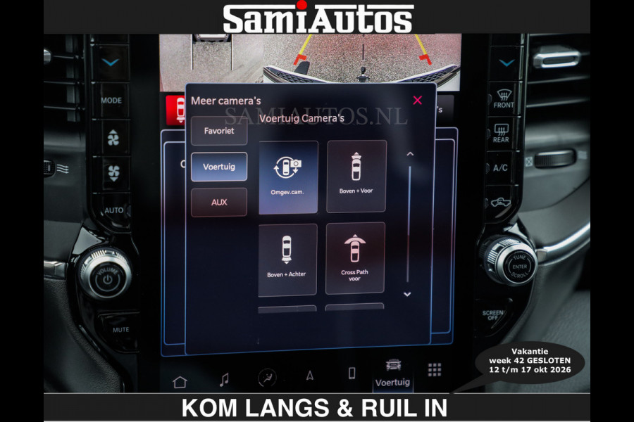 Dodge Ram BOM VOL | HUD | 420PK | LUCHTVERING | PANO | €79950,- excl | PASSAGIERSSCHERM | BOM EN BOM VOL | Comfortabele Dubbele Cabine met Royale 5 Zitplaatsen | DODGE RAM PREMIUM LARAMIE EDITION | Voorraad Nr 2230 - 8765 | De specialist in Amerikaanse pick‑ups in Nederland en Europa.